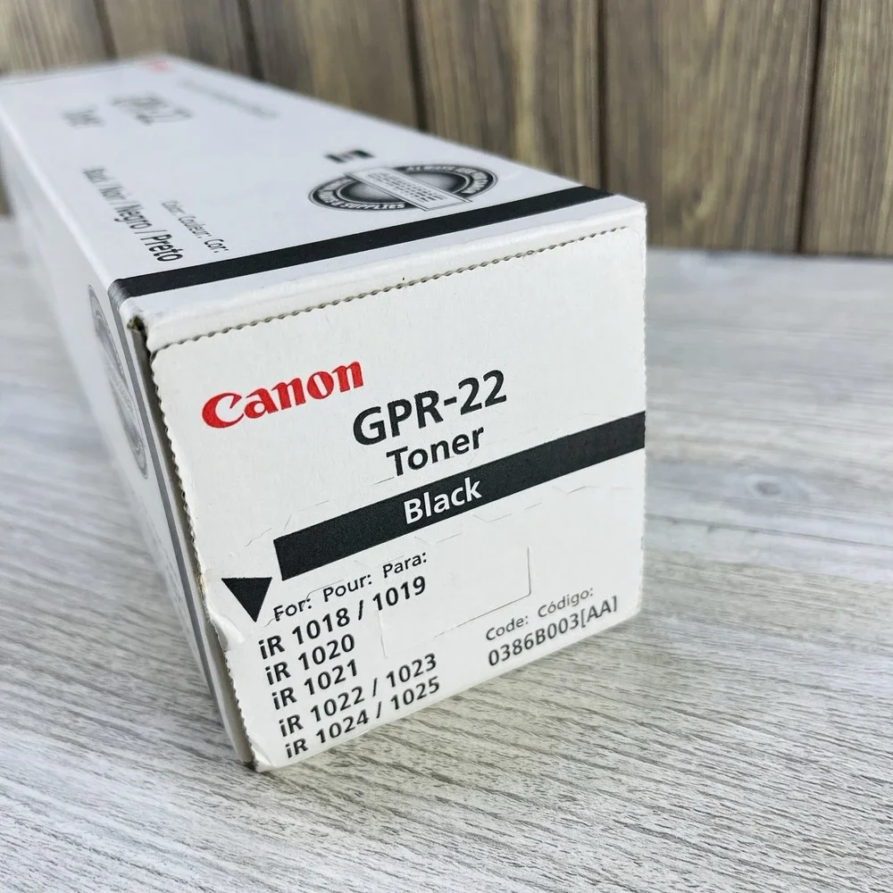 CANON GPR-22 BLACK TONER FOR IR-1018/1019/1021 FACTORY SEALED/Genuine